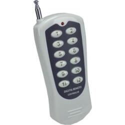 Remote control for 12 channel receiver