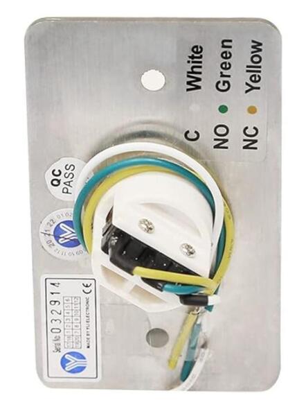 Udtryk med kraftig grøn knap 22008097 Model PBK-818A