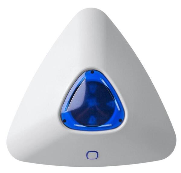 Trådløs RF sirene 433MHz med rødt blinkende lys