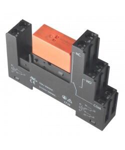 Relay 12V DIN rail contact set for 230VAC