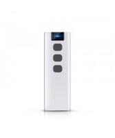 Remote control with 3 buttons, with wall bracket